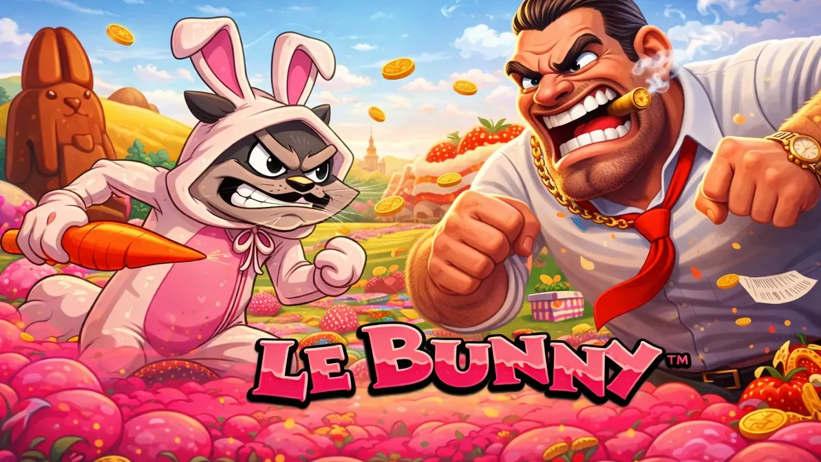 Εικονογράφηση του slot Le Bunny, ένα από τα προβεβλημένα παιχνίδια στη SpinBoss — Πώς να ξεκινήσετε στο SpinBoss